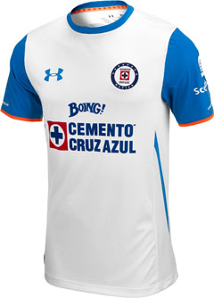 Cruz Azul Away Jersey - 2015/16 Under Armour Cruz Azul Jerseys