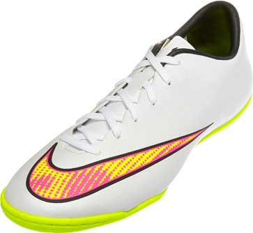 Nike Mercurial Victory V IC - White Mercurial Victory Soccer Shoes