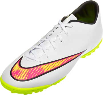 Nike Mercurial Victory V TF - White Mercurial Victory Soccer Shoes