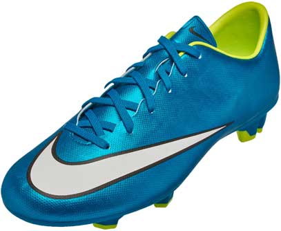 Nike Mercurial Victory V - Blue Nike Womens FG Soccer Cleats