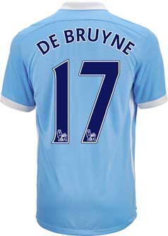 Nike De Bruyne Man City Home Jersey - Nike Man City Shirts 2015-16