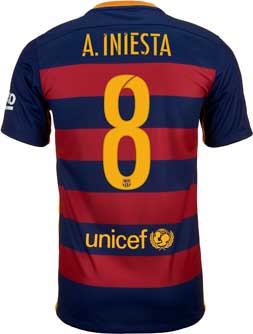 iniesta barca jersey