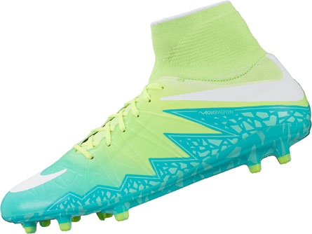 nike hypervenom white and green