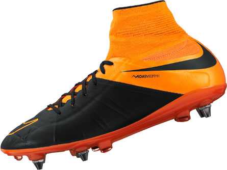 nike hypervenom black and orange