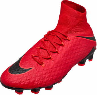 nike hypervenom red and black