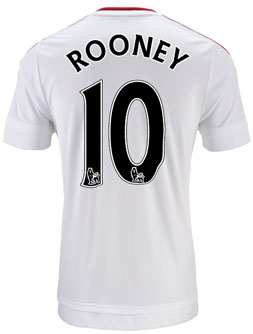 Rooney Man United Away Jersey - 2015/16 Man U Jerseys