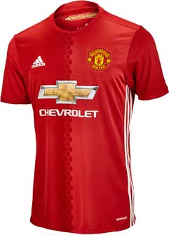 adidas Manchester United Home Jersey - 2016 Manchester United Jerseys