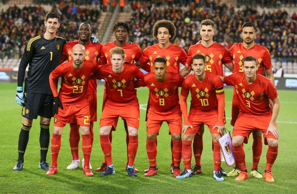 Belgium No4 Nainggolan Away Long Sleeves Soccer Country Jersey