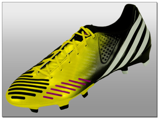 pink and yellow adidas cleats