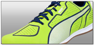 Puma Superteam Star Indoor Soccer Shoes – Lime with Blue Review