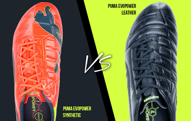 Puma evoPOWER Comparison: Leather vs 