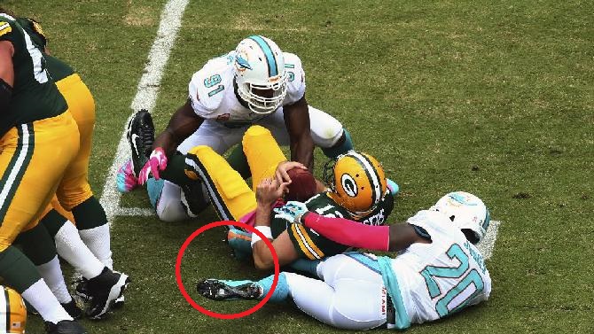 Miami Dolphins Boot Spotting The Instep