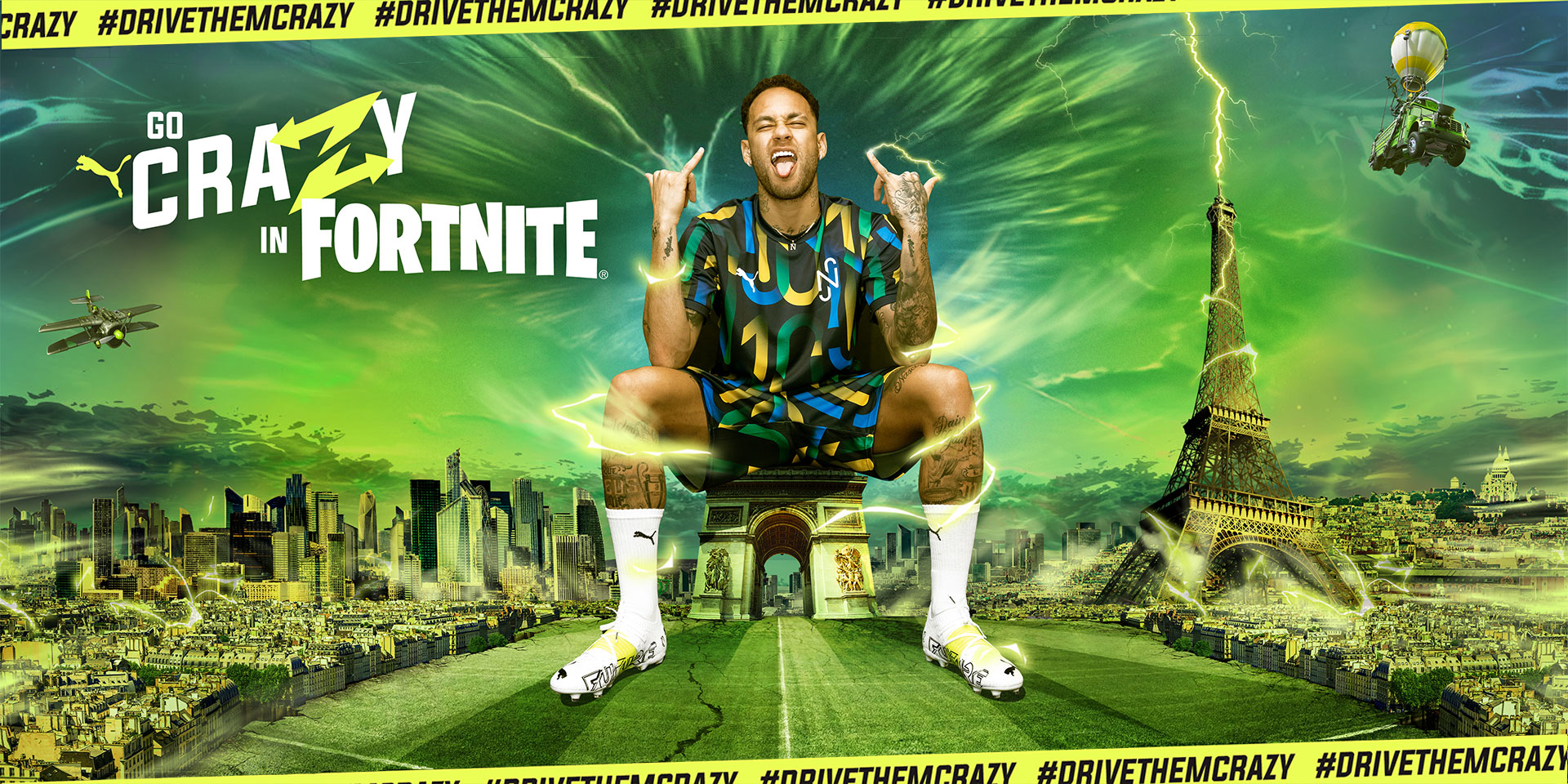 Neymar joins up with Fortnite in latest PUMA Partnership