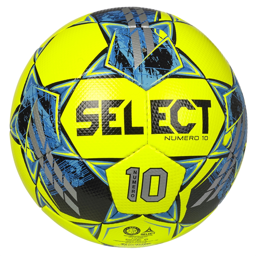 Select Club DB V22 Match Soccer Ball - Blue and Yellow - SoccerPro