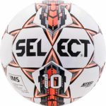 Select Numero 10 NFHS Soccer Ball - White/Orange - SoccerPro