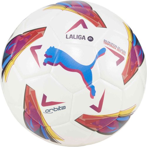 Puma Orbita La Liga Club Soccer Ball – Puma White & Multi Color