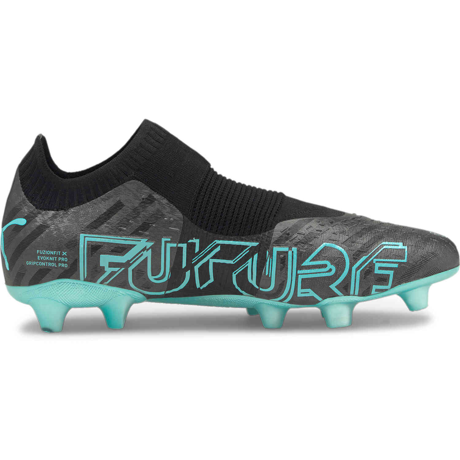 Terugspoelen Republikeinse partij Koor PUMA Tech Future 1.2 FG - Elektro Aqua & Aged Silver with Black - SoccerPro