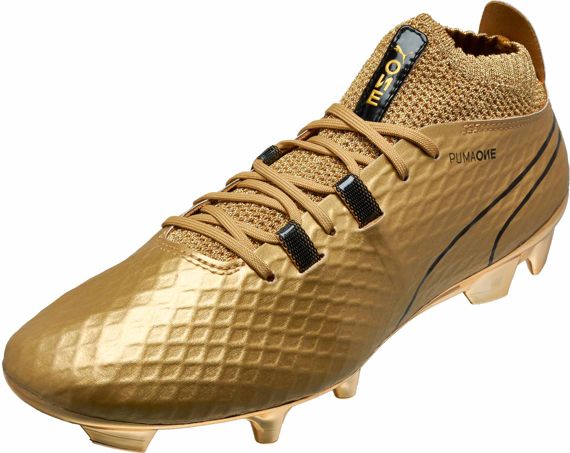 Puma One FG - Gold Puma Soccer Cleats