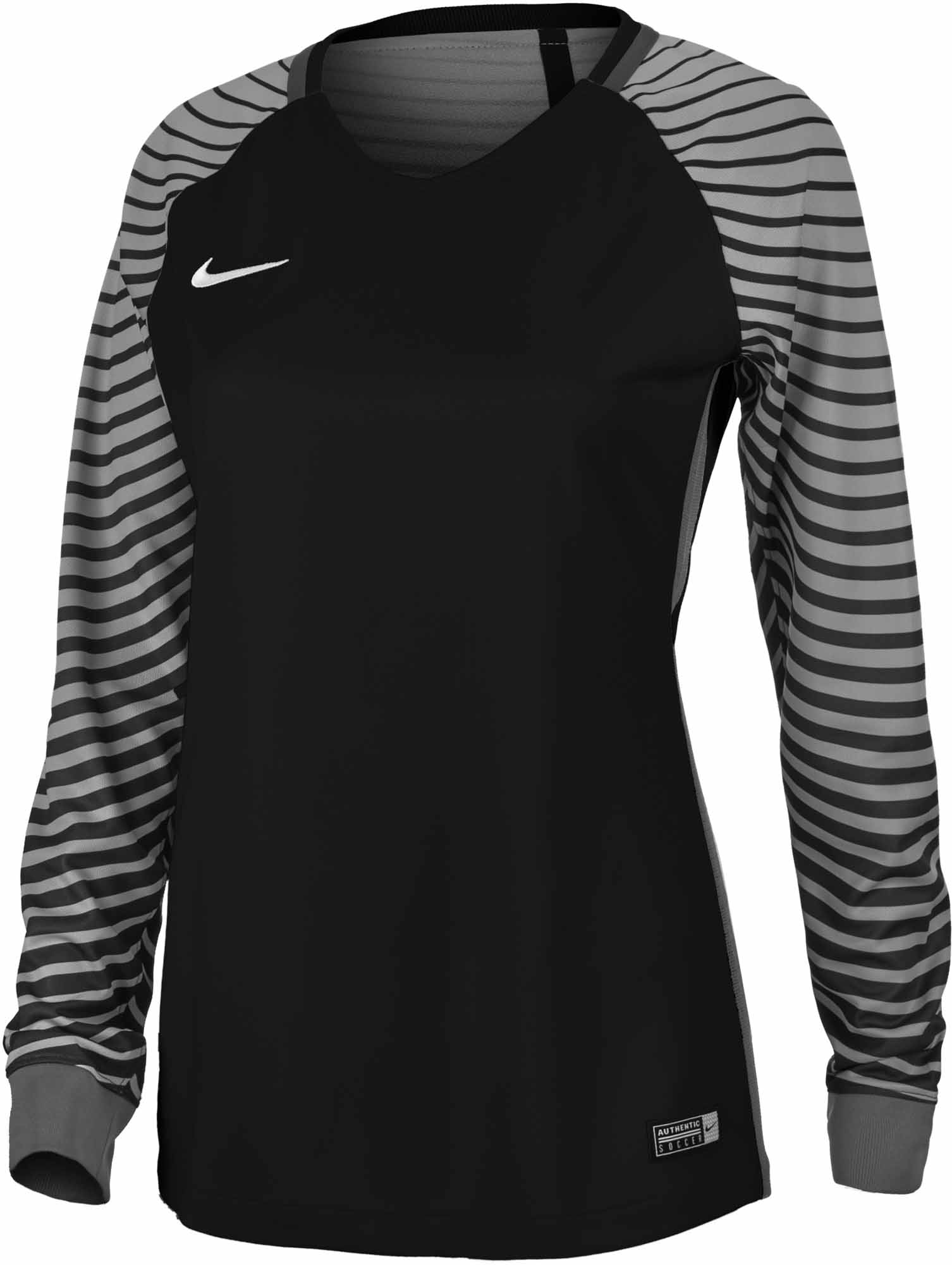 Nike Gardien III Team Goalkeeper Jersey - Dark Grey & Iron Grey with Black  - SoccerPro