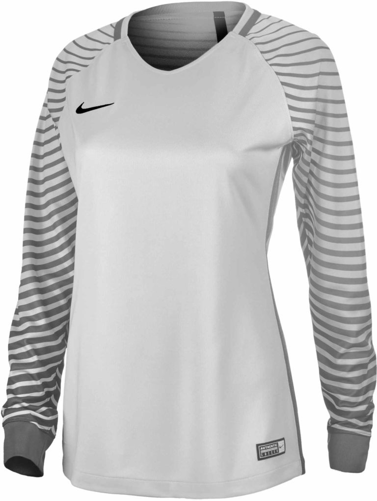 Nike Womens Gardien Goalkeeper Jersey Pure Platinum & Cool Grey