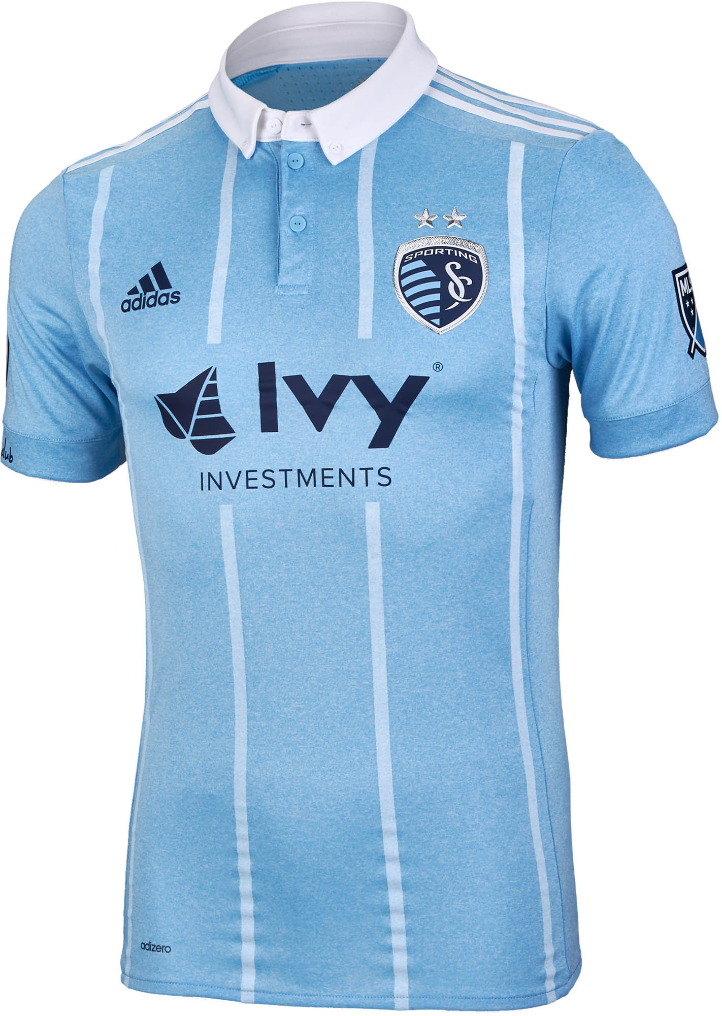 adidas Sporting KC Authentic Home Jersey