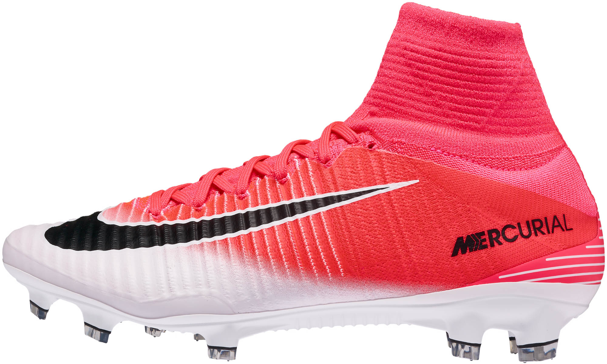 nike mercurial superfly iv fg soccer cleats - pink and black