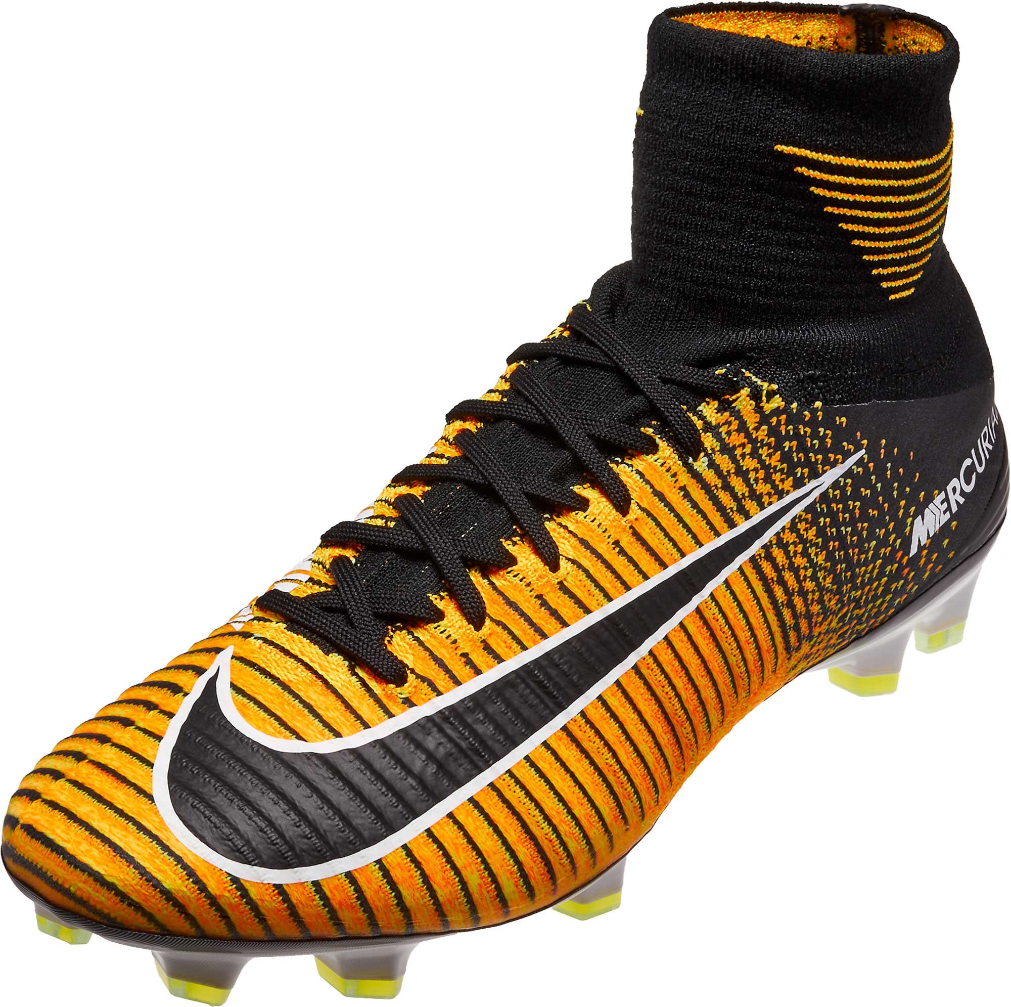 yellow and black mercurials