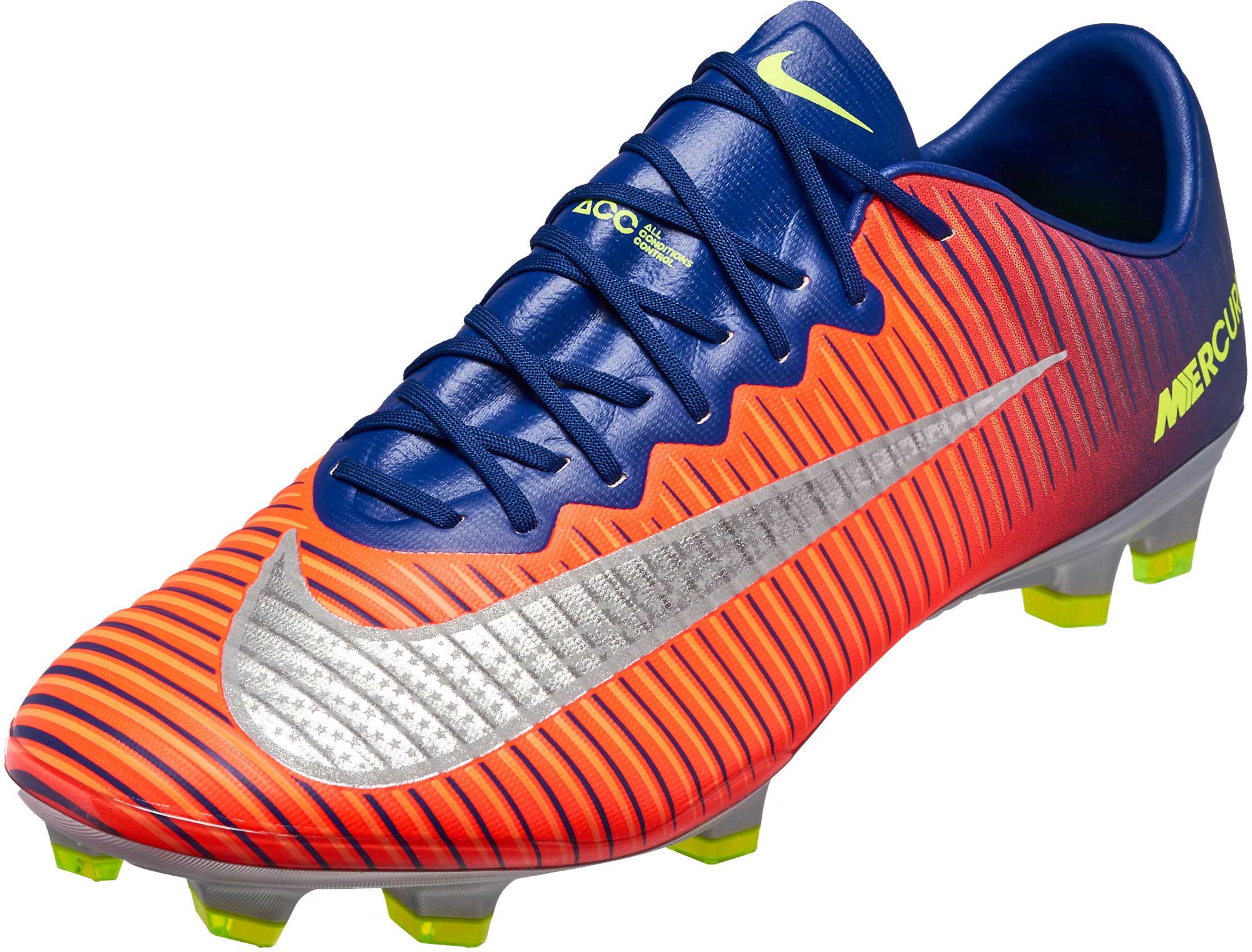 nike mercurial red and blue