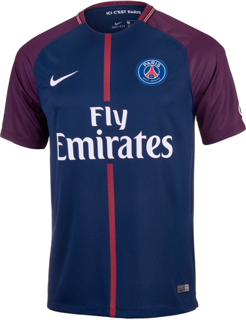 Nike PSG Home Jersey - 2017/18 PSG Soccer Jerseys