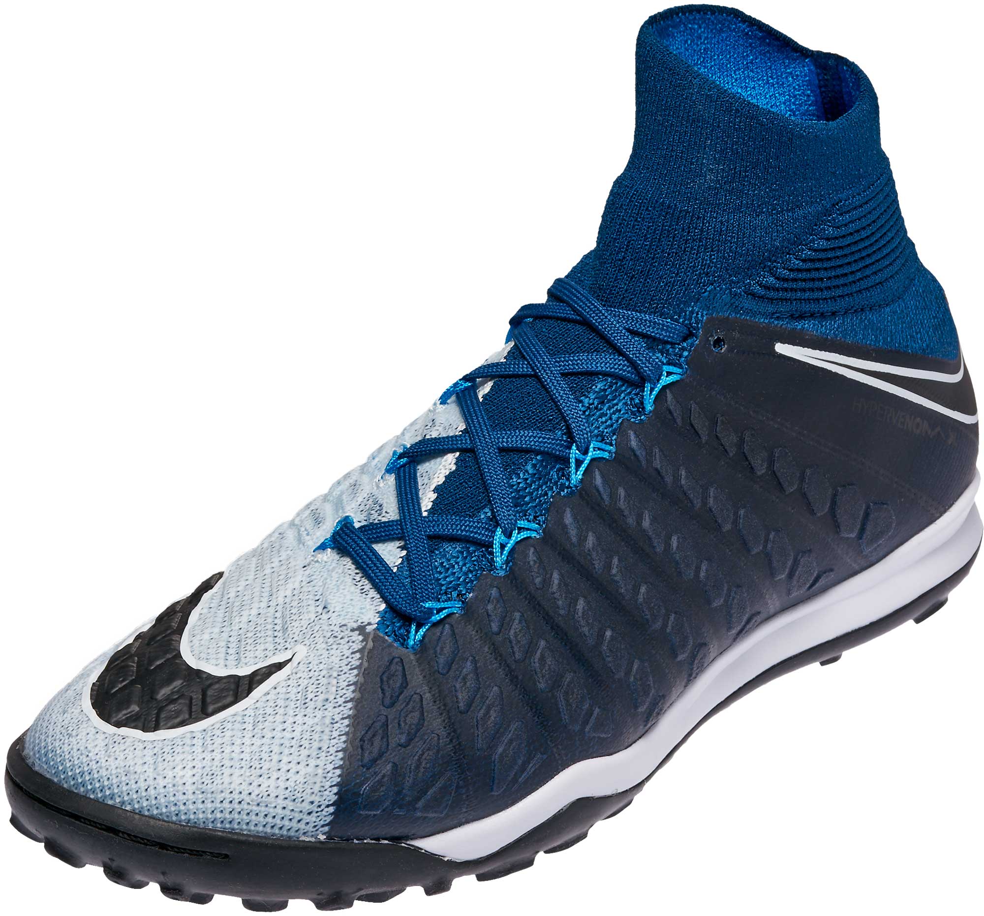 Nike HypervenomX Proximo TF - Blue Turf Shoes