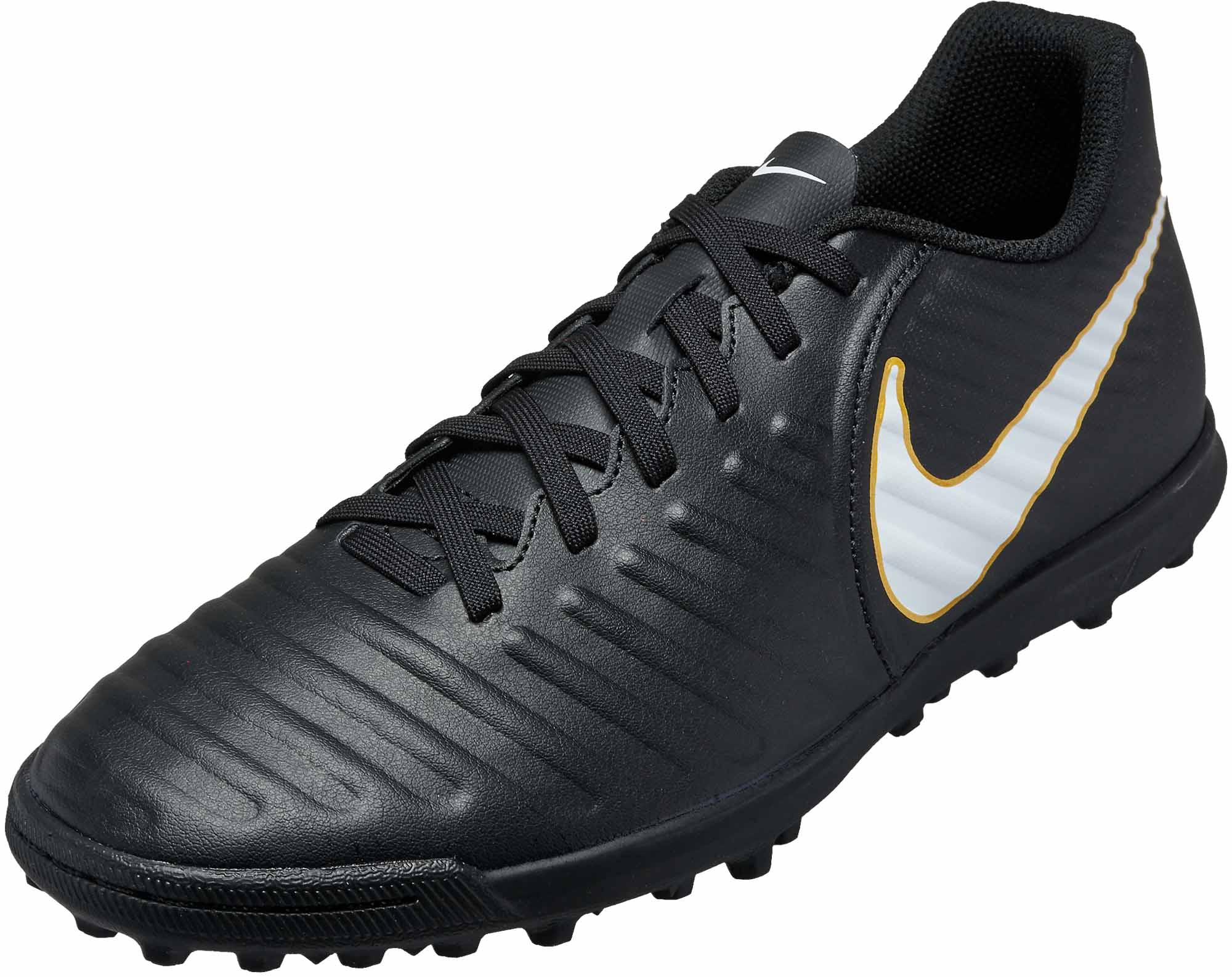 Nike TiempoX Rio IV Turf Soccer Shoes - Black