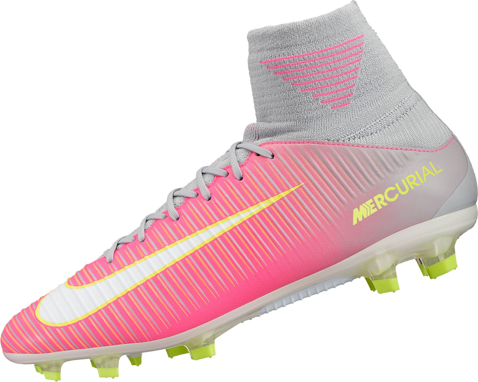 Pink And White Nike Soccer Cleats