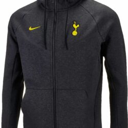 Nike Tottenham Tech Fleece Windrunner Jacket - Heather & Opti Yellow