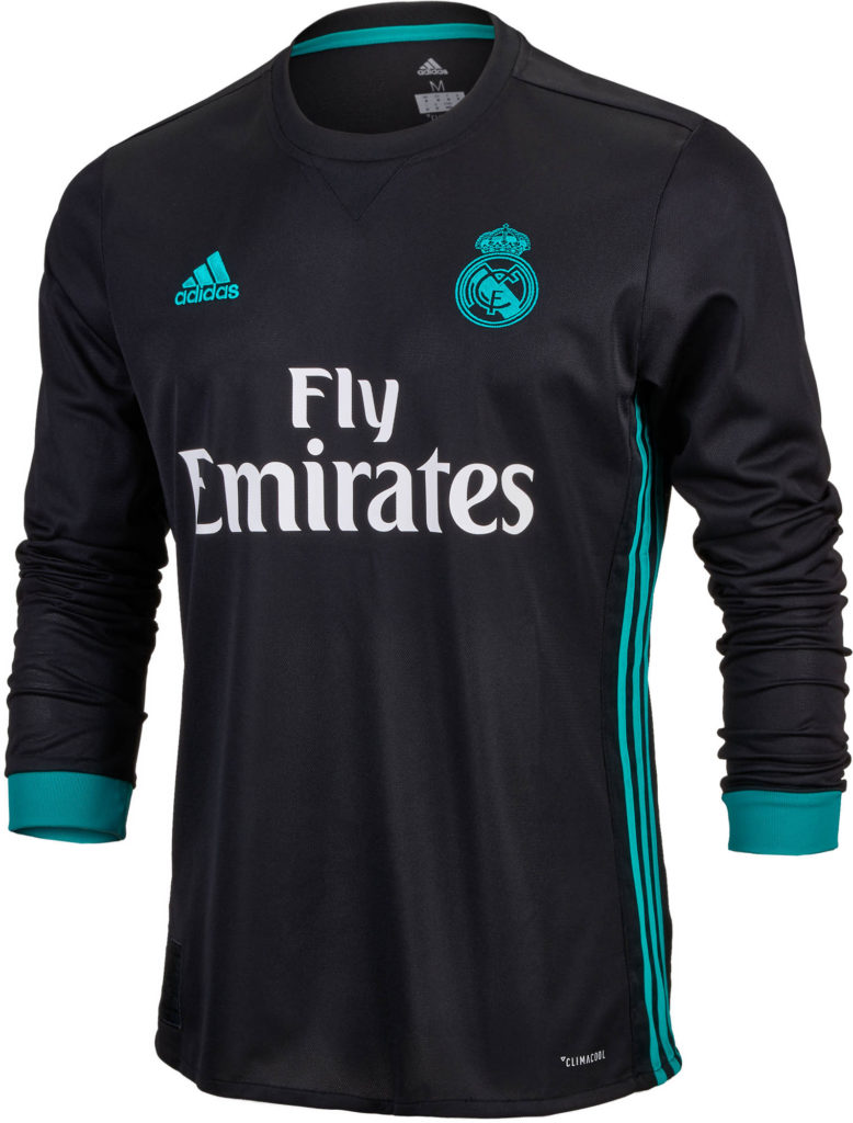 2017/18 adidas Real Madrid L/S Away Jersey- Real Madrid