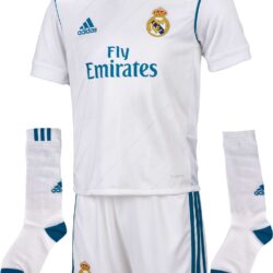 adidas Kids' Real Madrid Home Mini Kit 2017/18