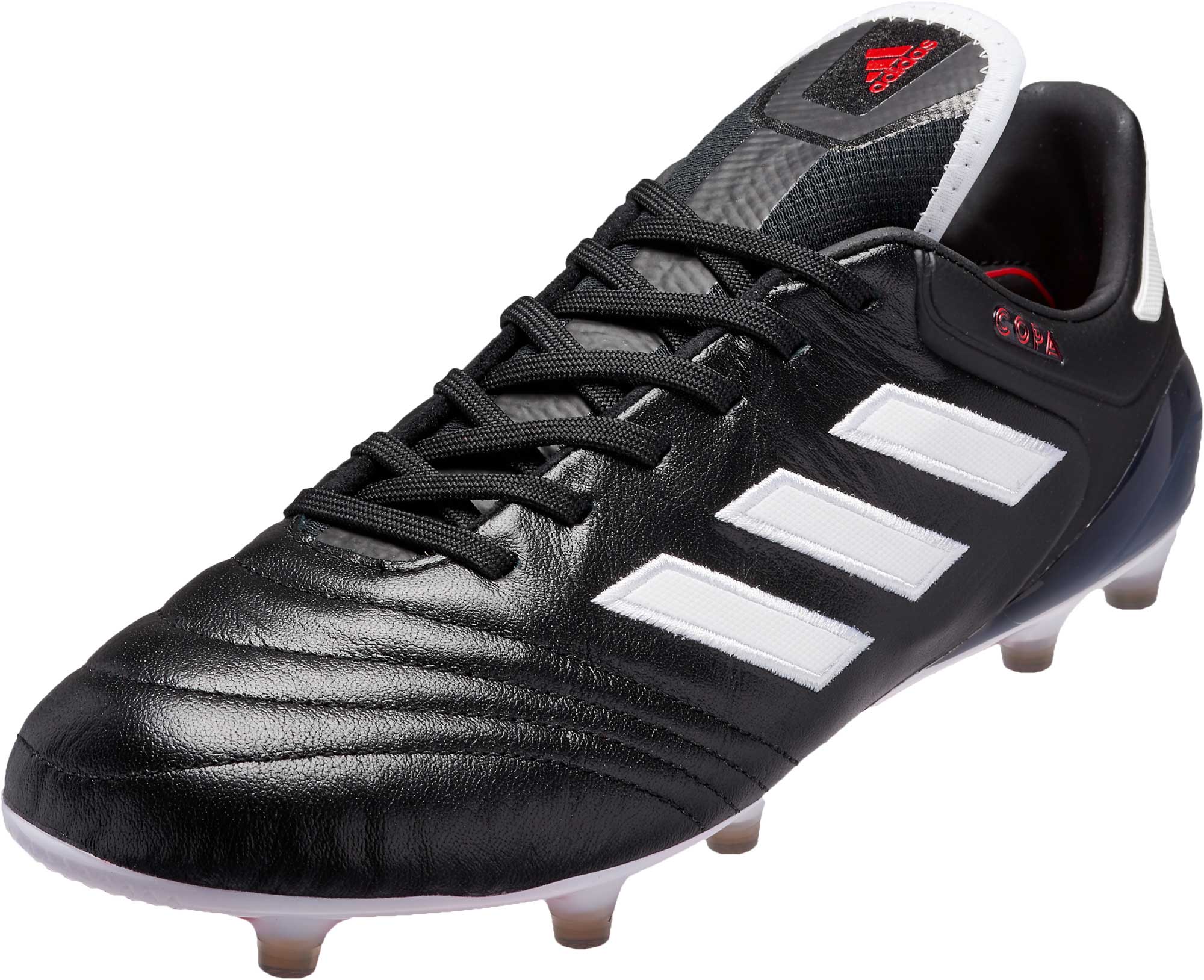 Black Red adidas Copa 17.1 FG Soccer Shoes - adidas Soccer Shoes