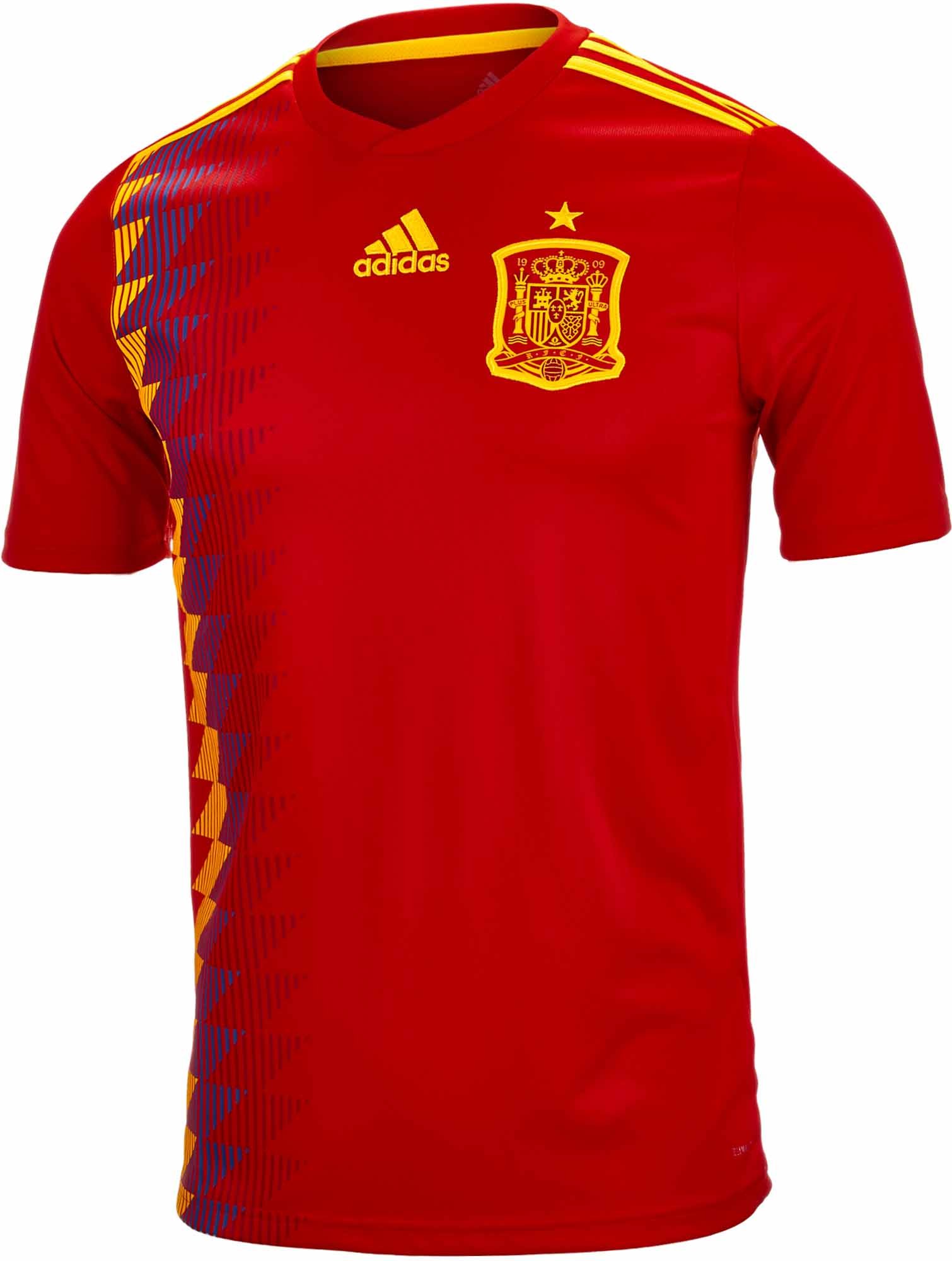 Afscheiden smeren drie adidas Kids Spain Home Jersey 2018-19 - SoccerPro.com
