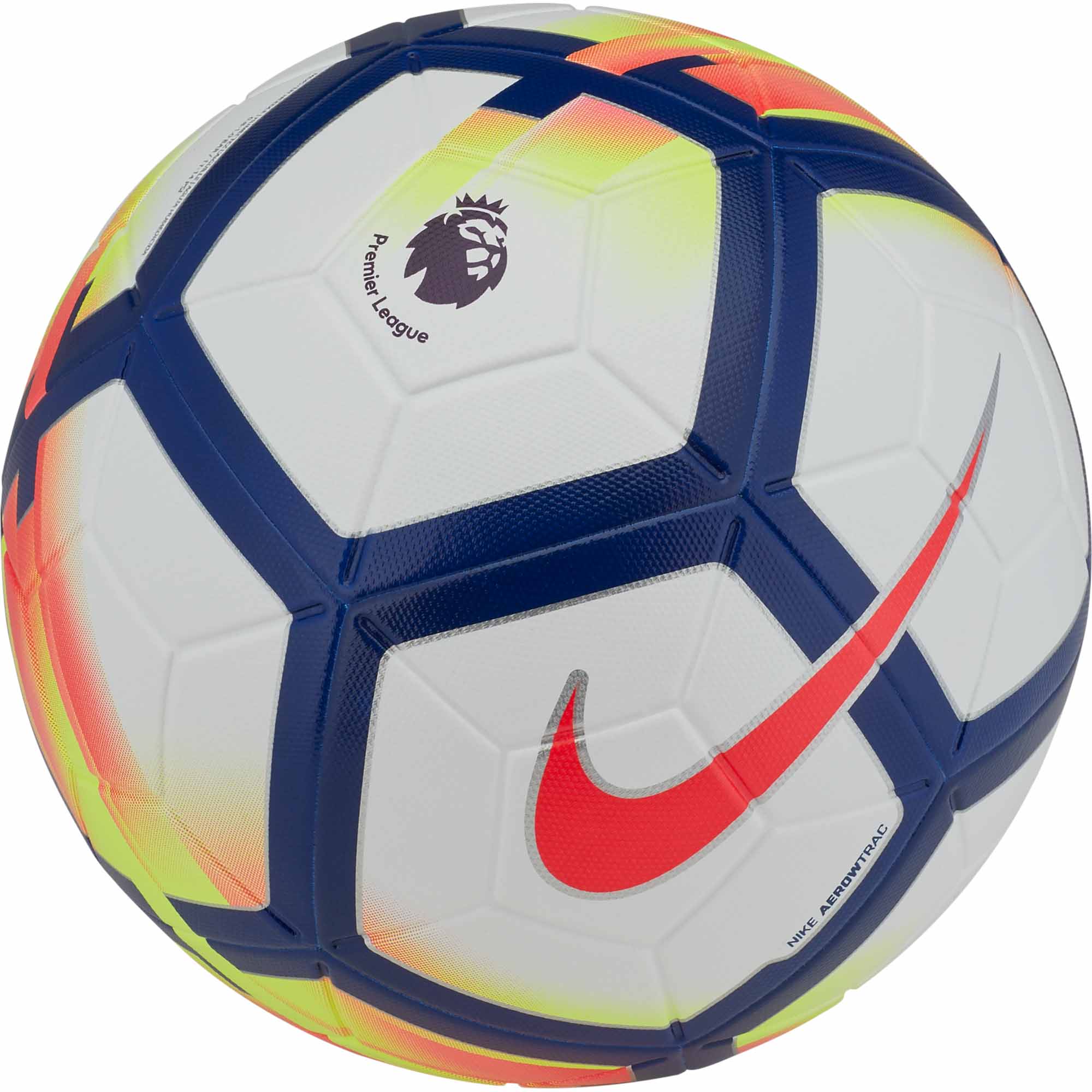 Nike Magia Match Soccer Ball - Premier League - White & Crimson