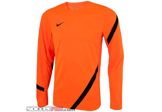 long sleeve orange nike shirt