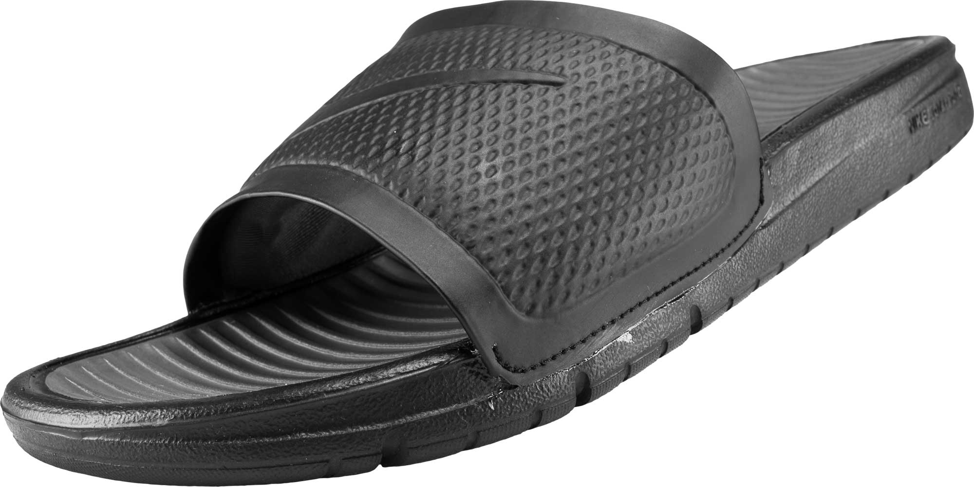 Black Nike Benassi Soccer Sandals 