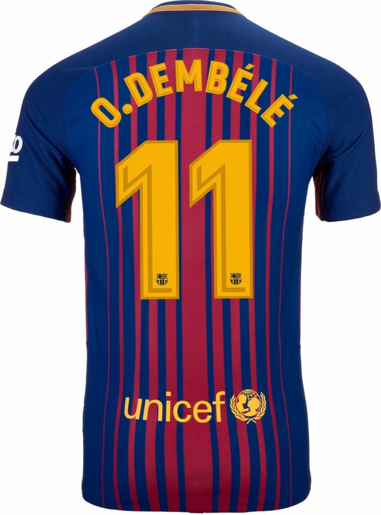 dembele barcelona jersey