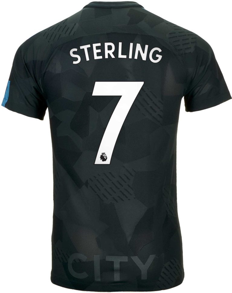 Nike Raheem Sterling Manchester City 3rd Match Jersey 2017-18 - SoccerPro