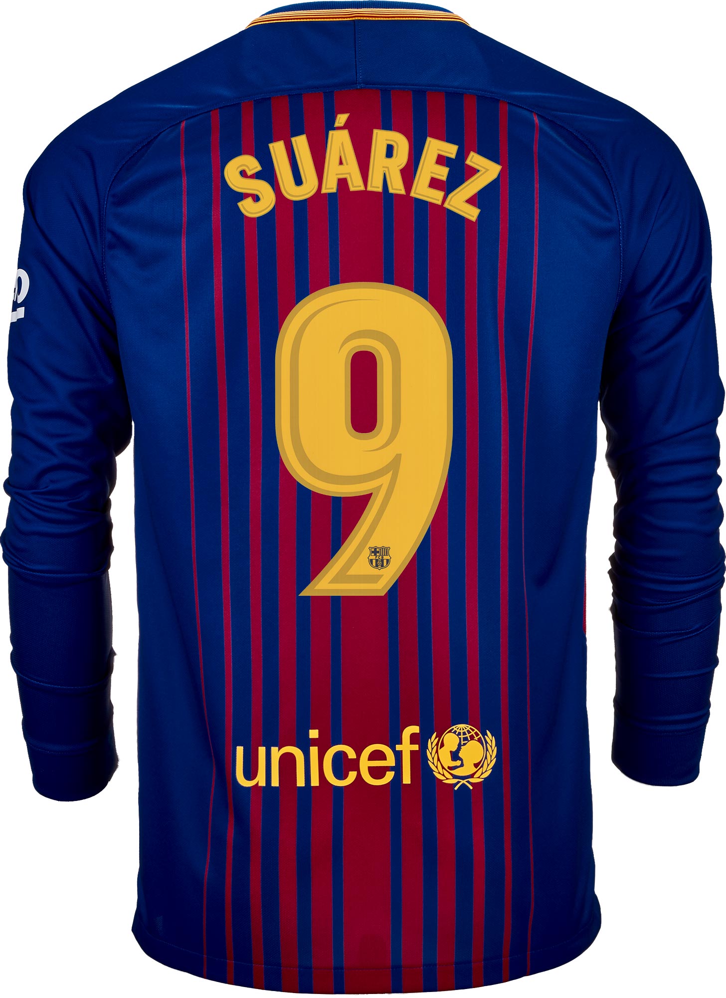 ingewikkeld Raad gezantschap Nike Luis Suarez Barcelona L/S Home Jersey 2017-18