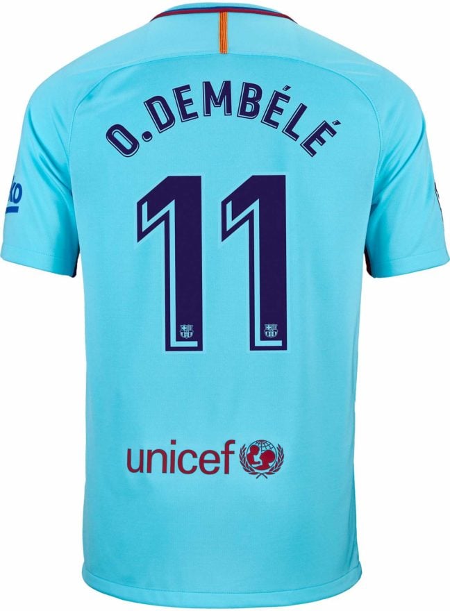 dembele barcelona jersey