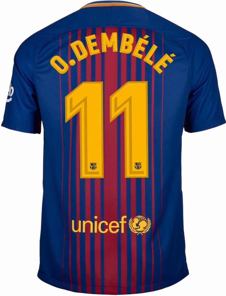 dembele barcelona jersey