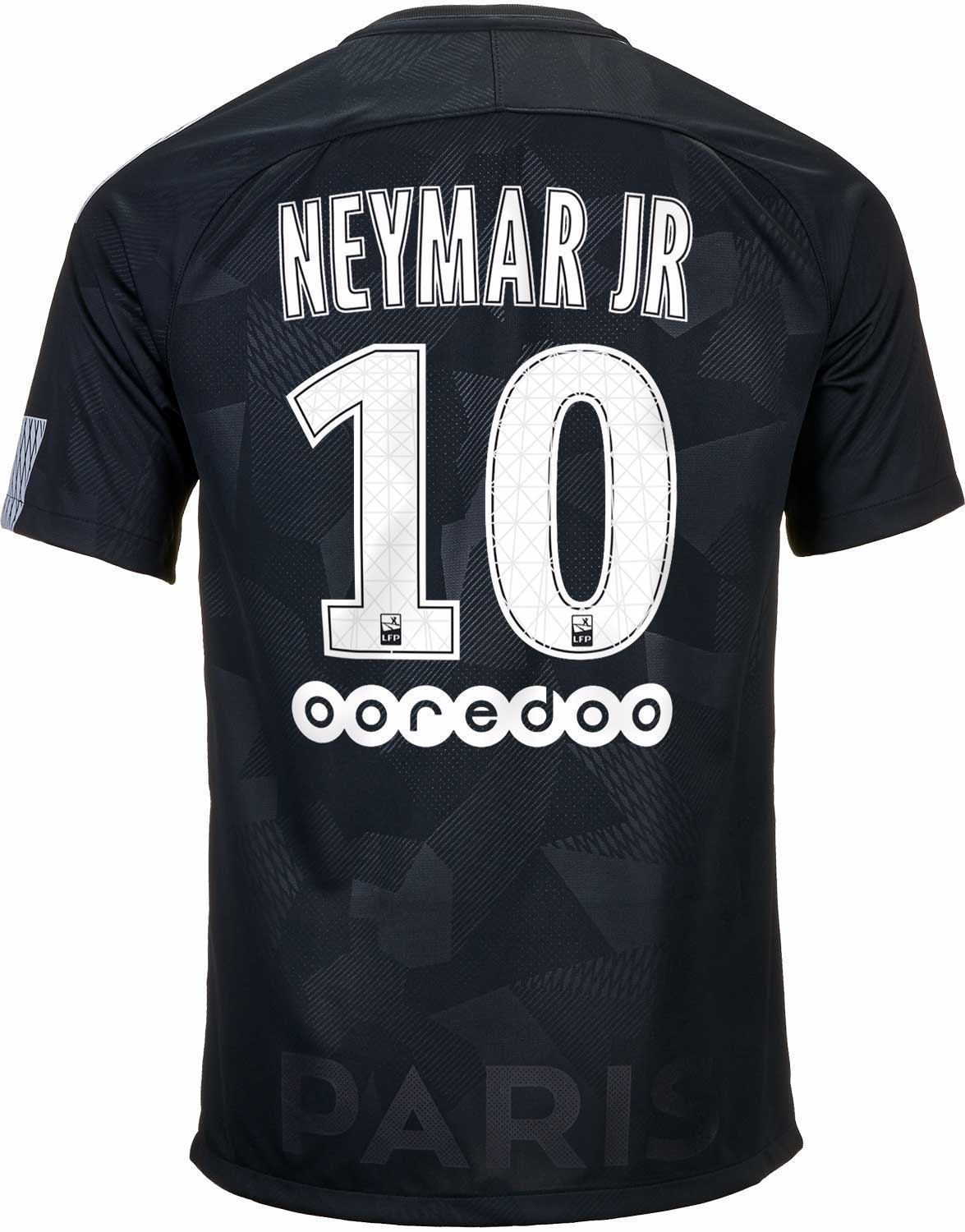 neymar jersey black