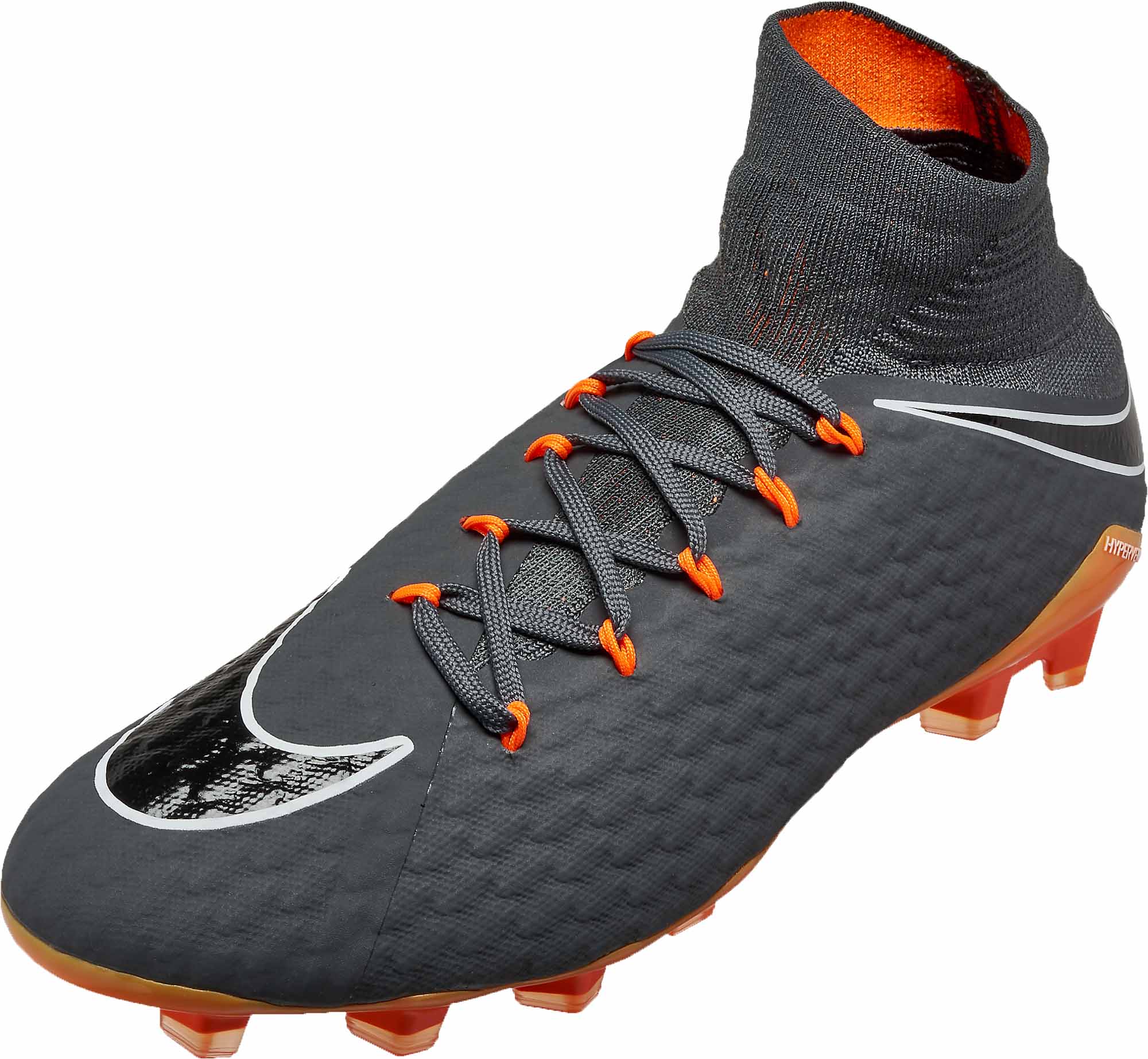 Nike Hypervenom Phantom 3 DF FG - Dark Grey/Total Orange - SoccerPro