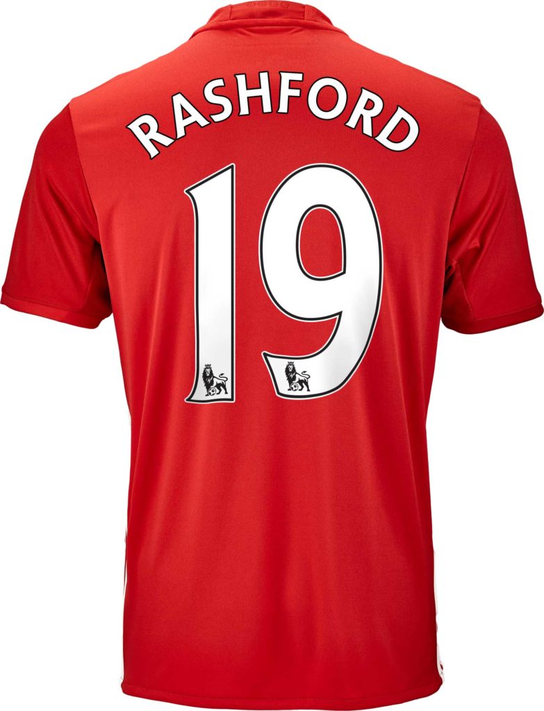 adidas Rashford Manchester United Jersey - 2016 Man United ...