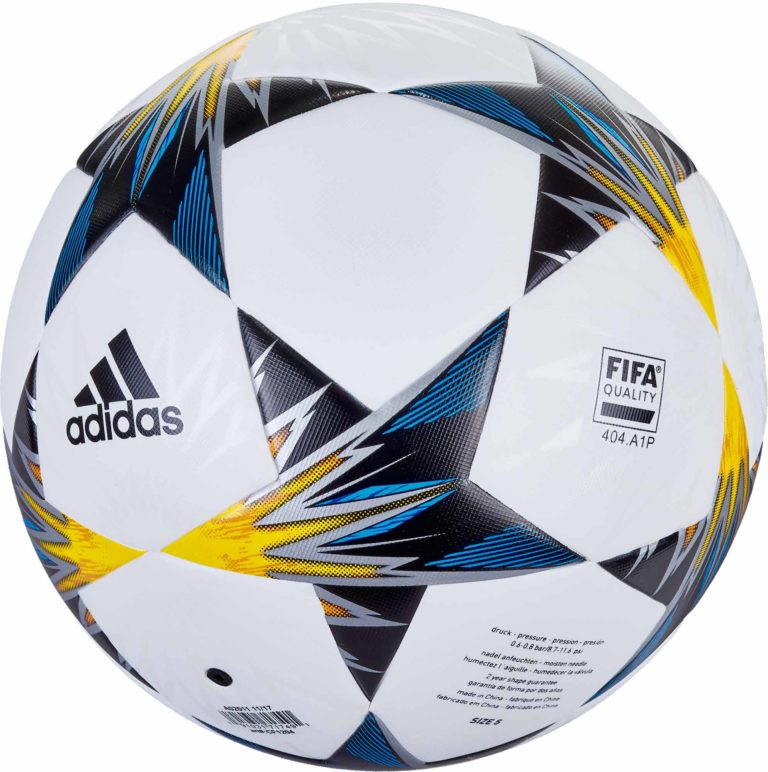 adidas Finale Kiev Top Trainer Soccer Ball - White