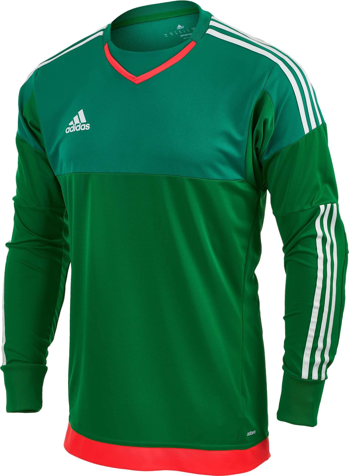 Green adidas Top Goalkeeping Jersey - adidas Goalie Jerseys